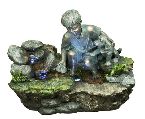 Estanque Nino c/Perro Fountain (50% payable on order, 50% on delivery)