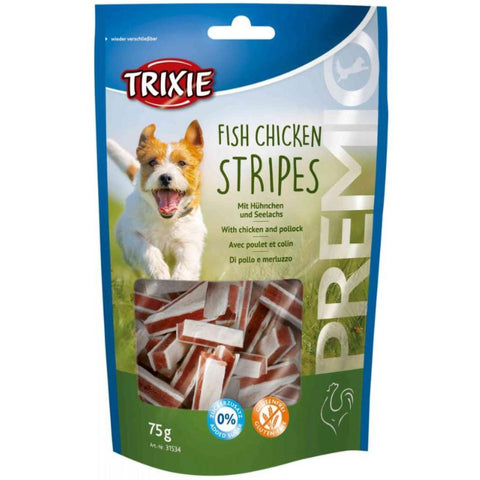 Fish Chicken Stripes - with chicken and pollock 75g